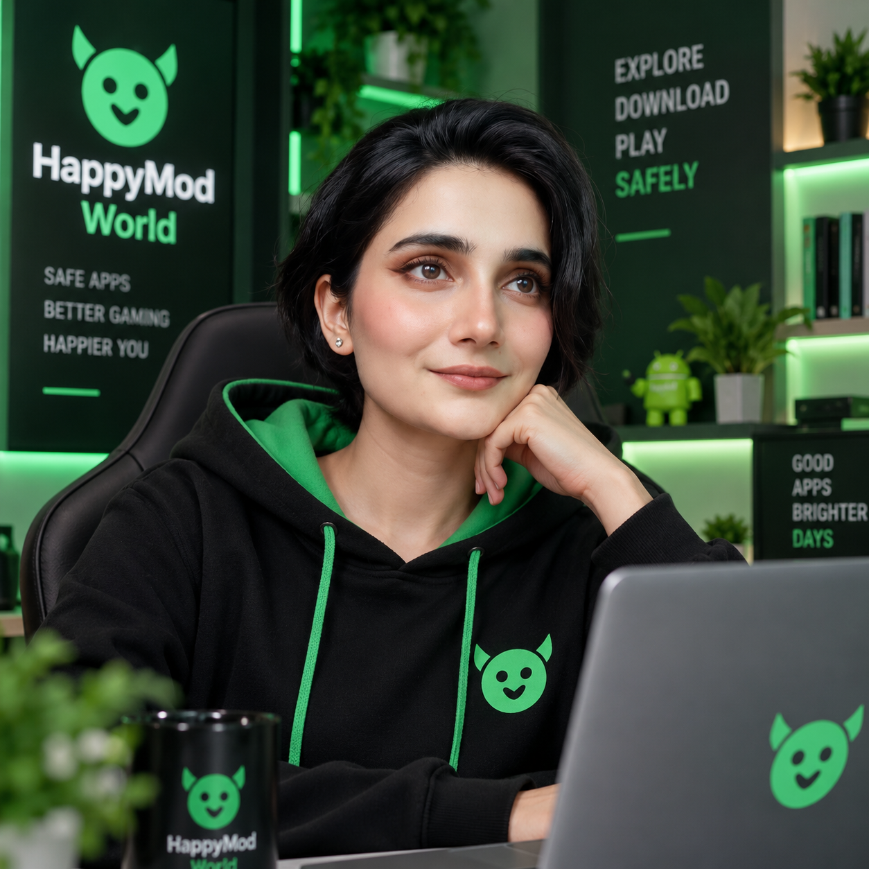 Hajra Eman, Apps Editor at HappyModWorld